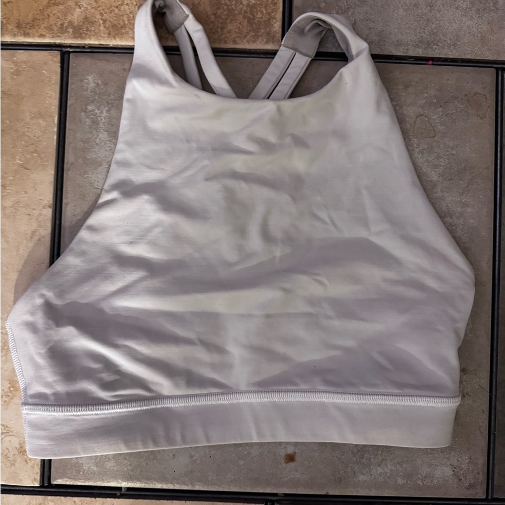 Lululemon Athletica Light Gray Sports Bra